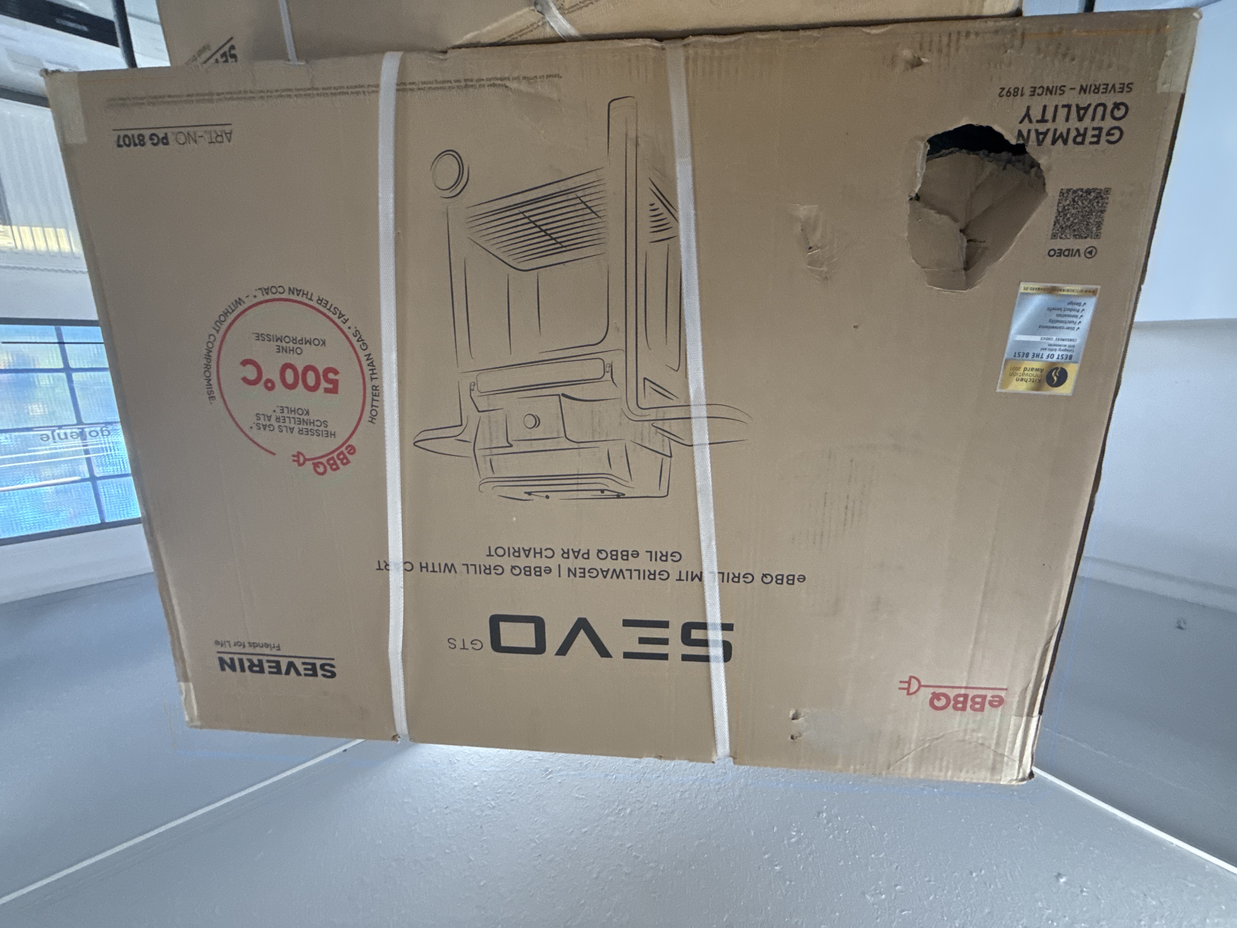 eBBQ Grill mit Grillwagen/Standgrill Severin PG8107