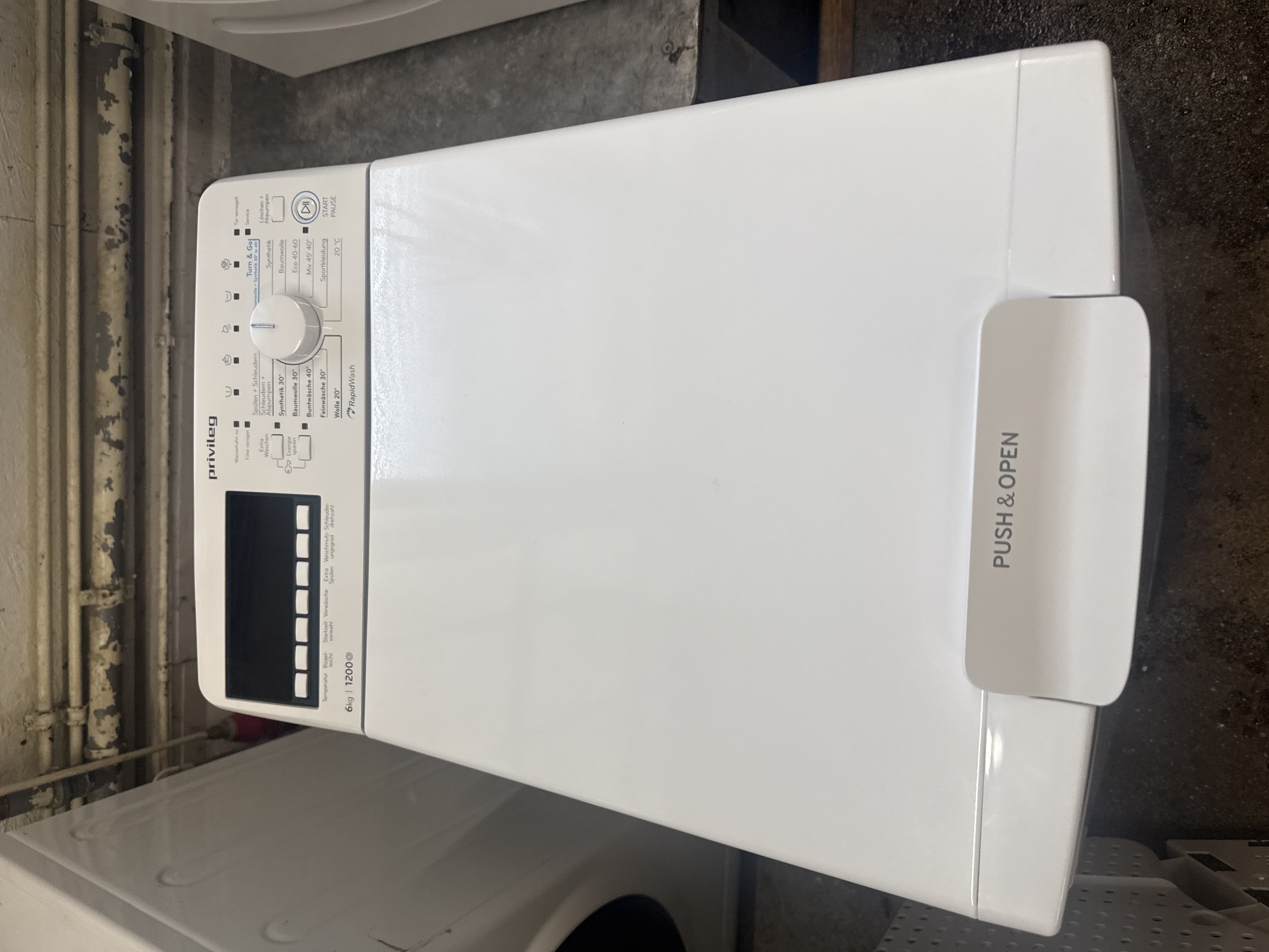 Toplader Privileg PWT B623S 6KG