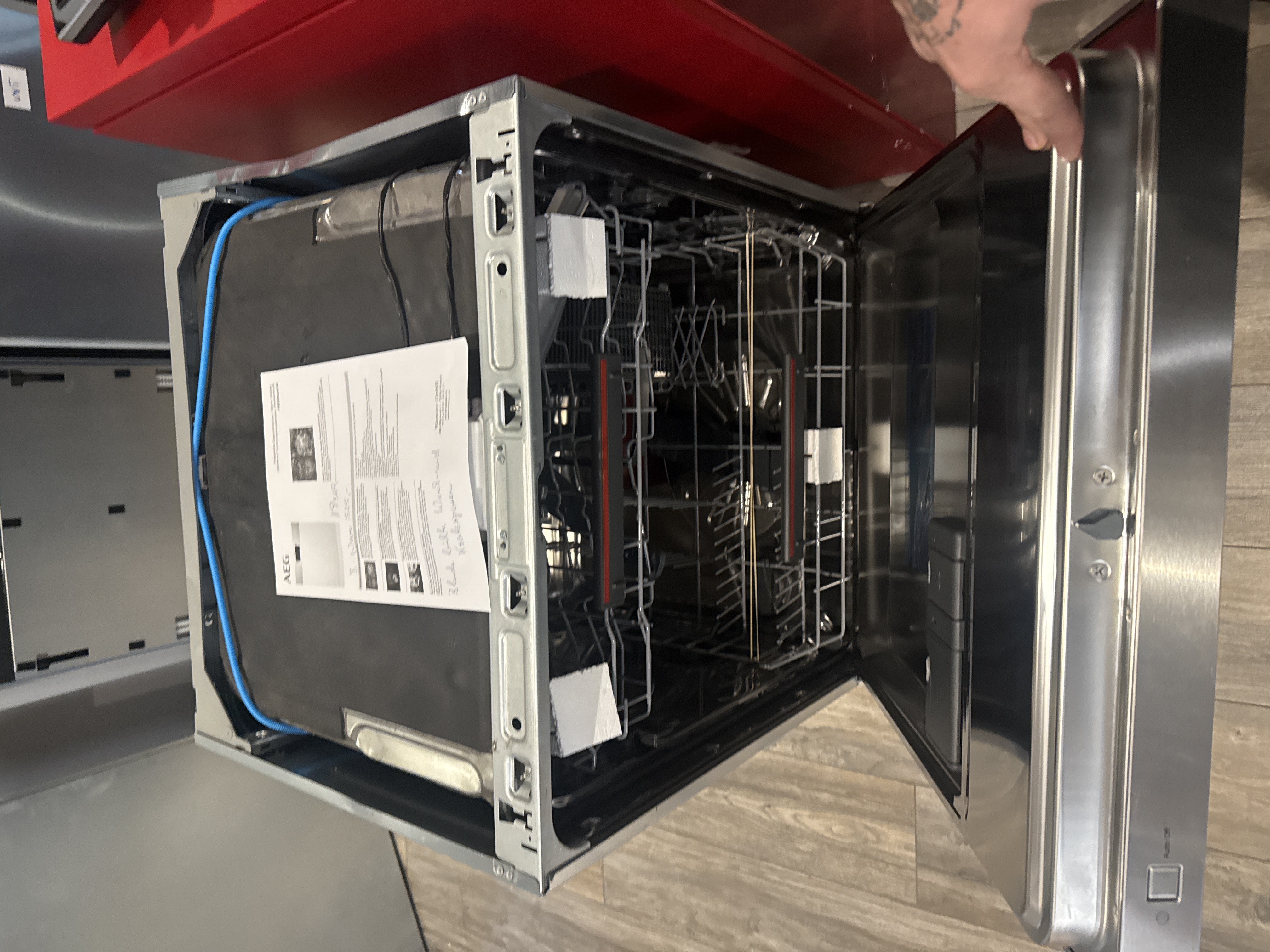 Teilintegrierter Geschirrspüler AEG FEE53628ZM