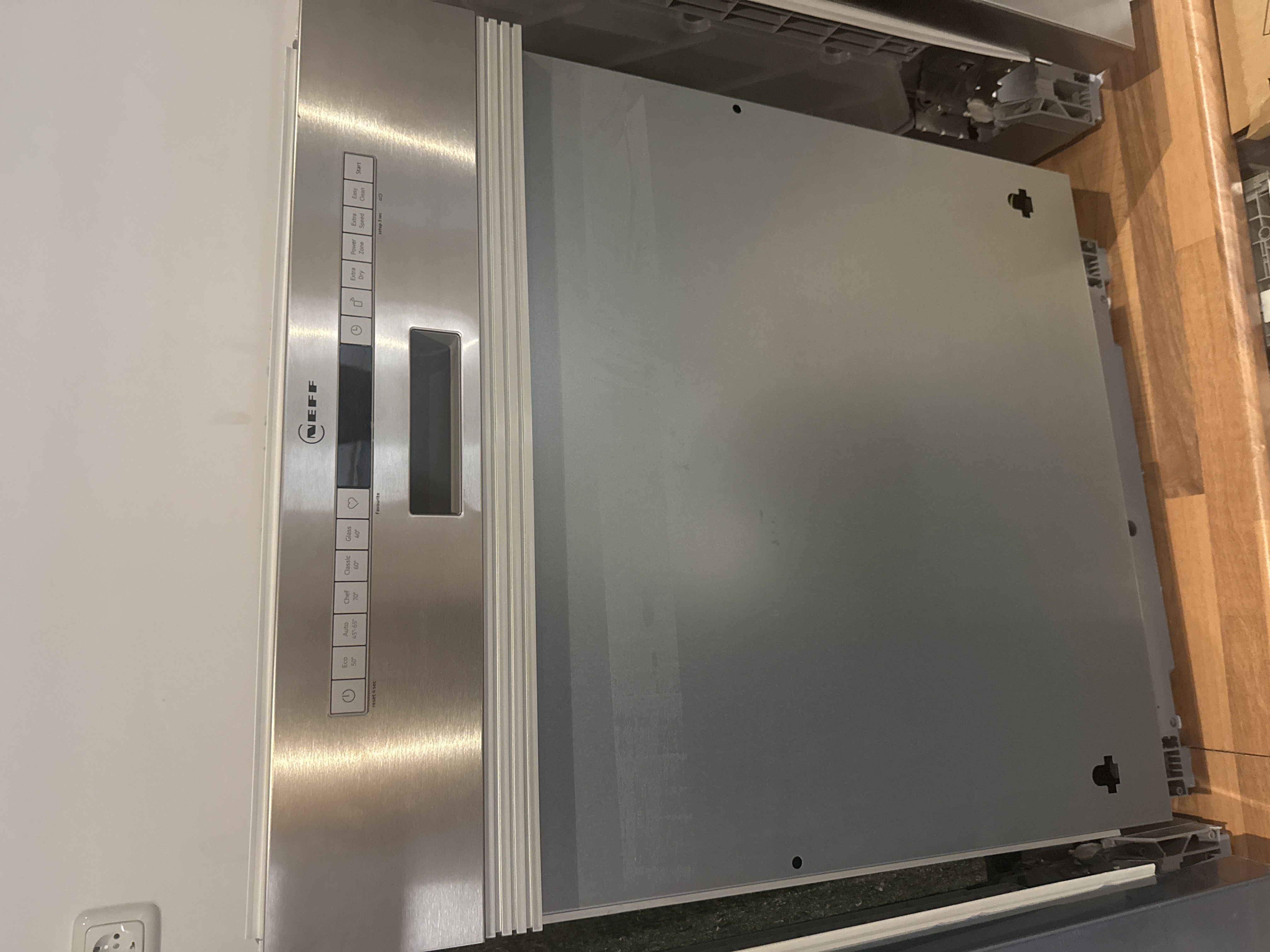 Teilintegrierter-Geschirrspüler XXL NEFF S245ECS15E 