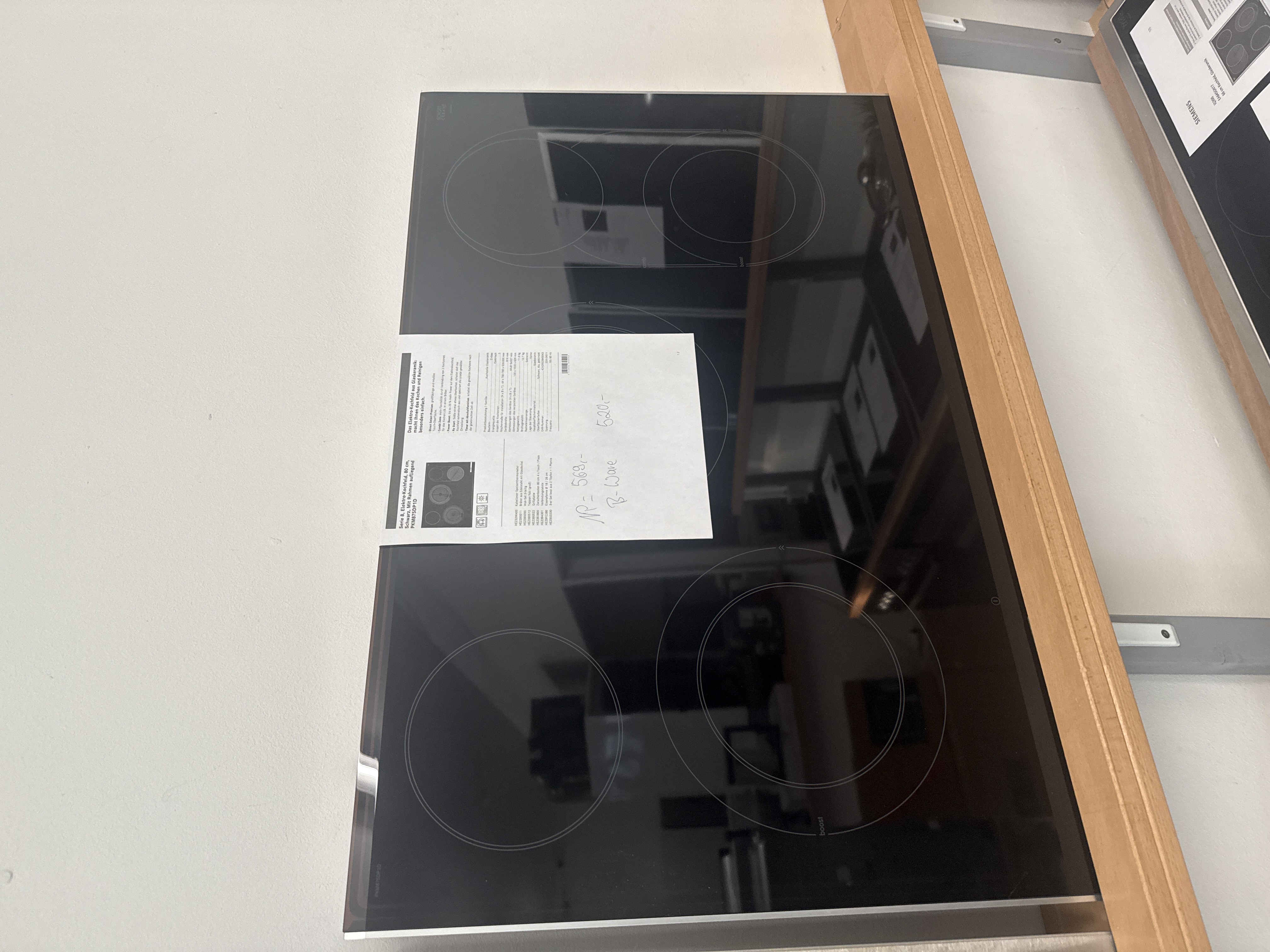 Elektrokochfeld 80cm Bosch PKM875DP1D autark. 