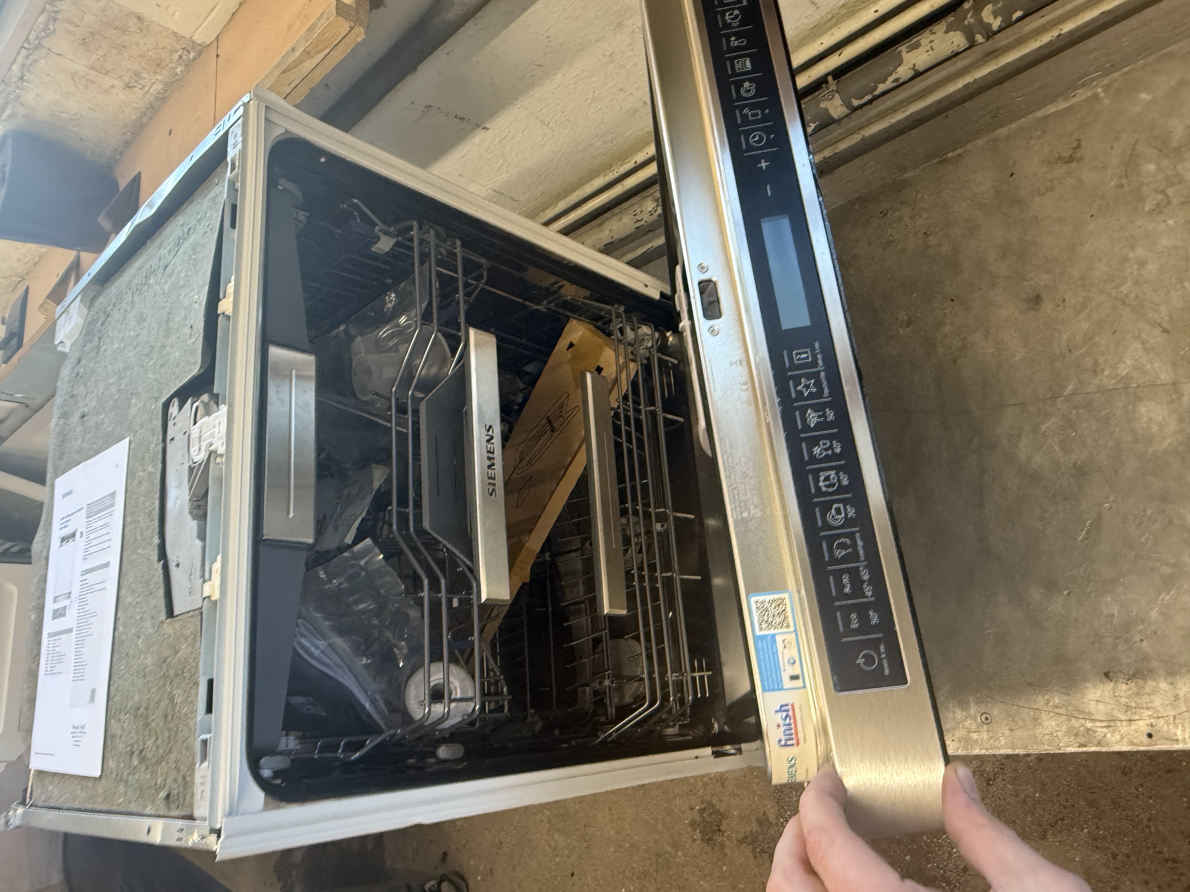 Teilintegrierter Geschirrspüler Siemens SN57YS03CE Serie 7