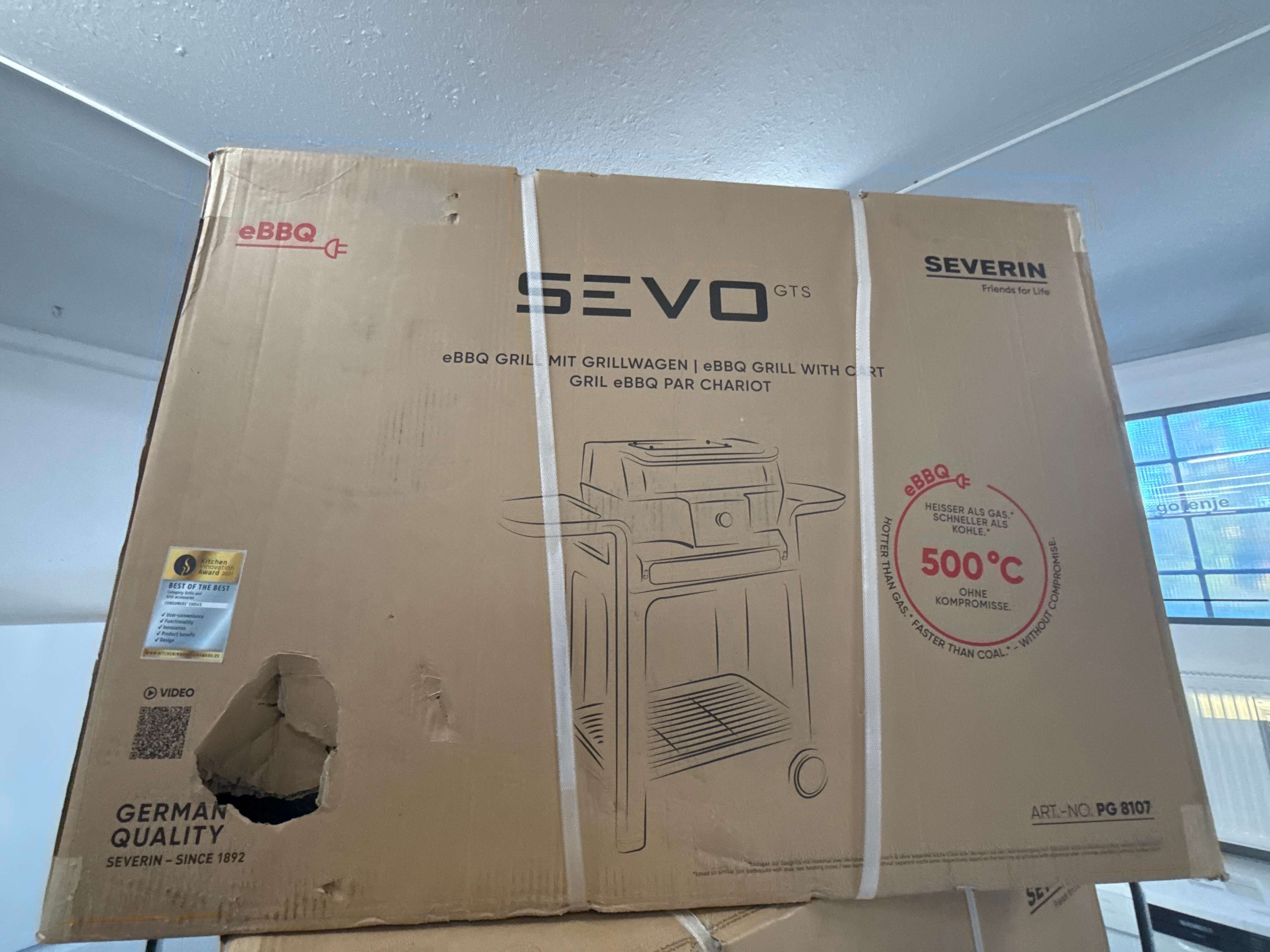 eBBQ Grill mit Grillwagen/Standgrill
